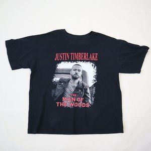 Justin Timberlake The Man of the Woods Tour T Shirt, Size Large